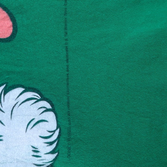 Warner Bros Porky Pig Santa Christmas holiday graphic XL green & red t-shirt - Picture 3 of 4